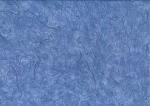 Seidenpapier aus Maulbeerfasern blau