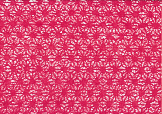 Spitzenpapier Hanfblüte rot