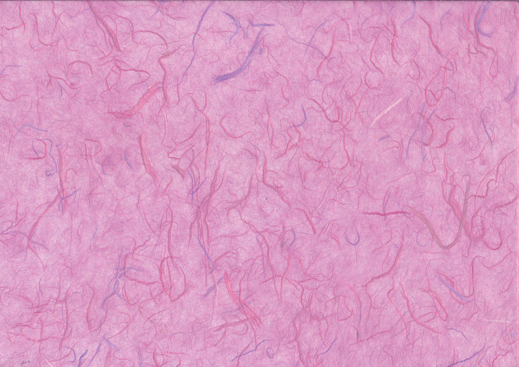 Tissue Paper Kozo pink/mixed fibers