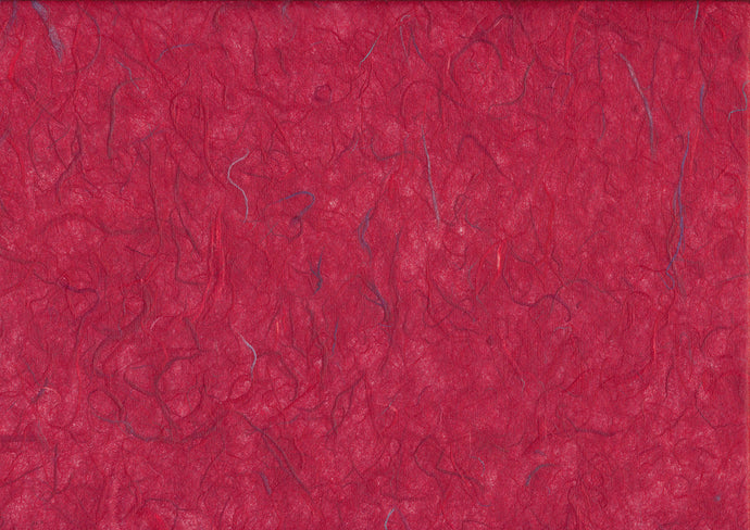 Seidenpapier aus Maulbeerfasern rot/bunt