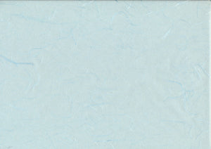 Unryu Seidenpapier aus Maulbeerfasern hellblau