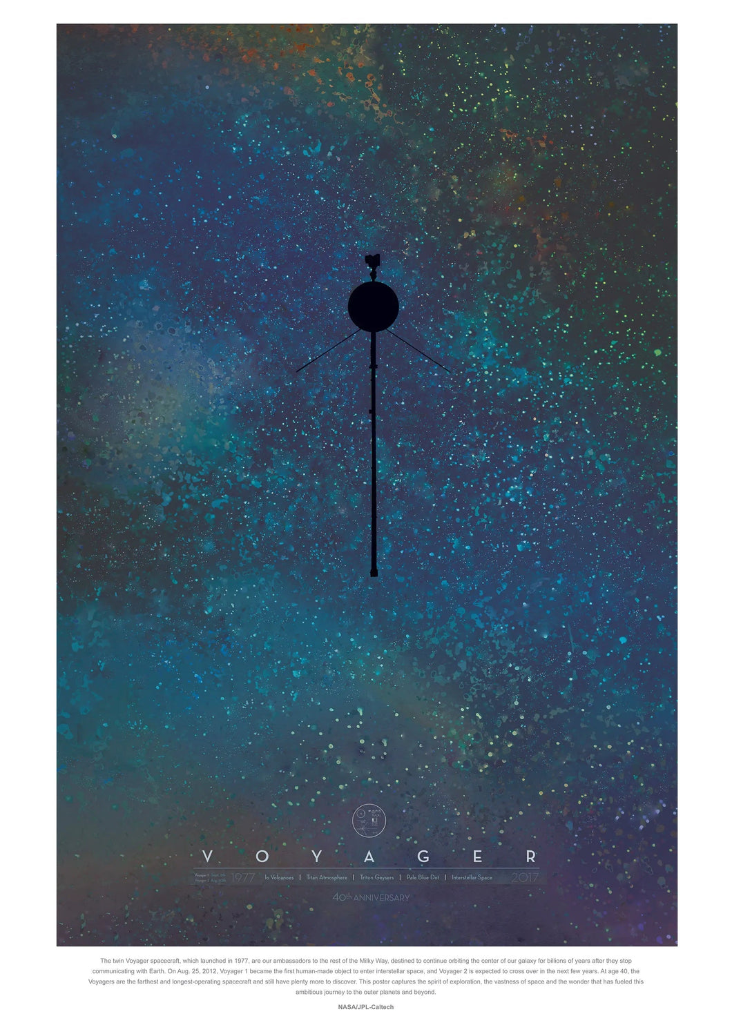 Voyager 40th anniversary poster